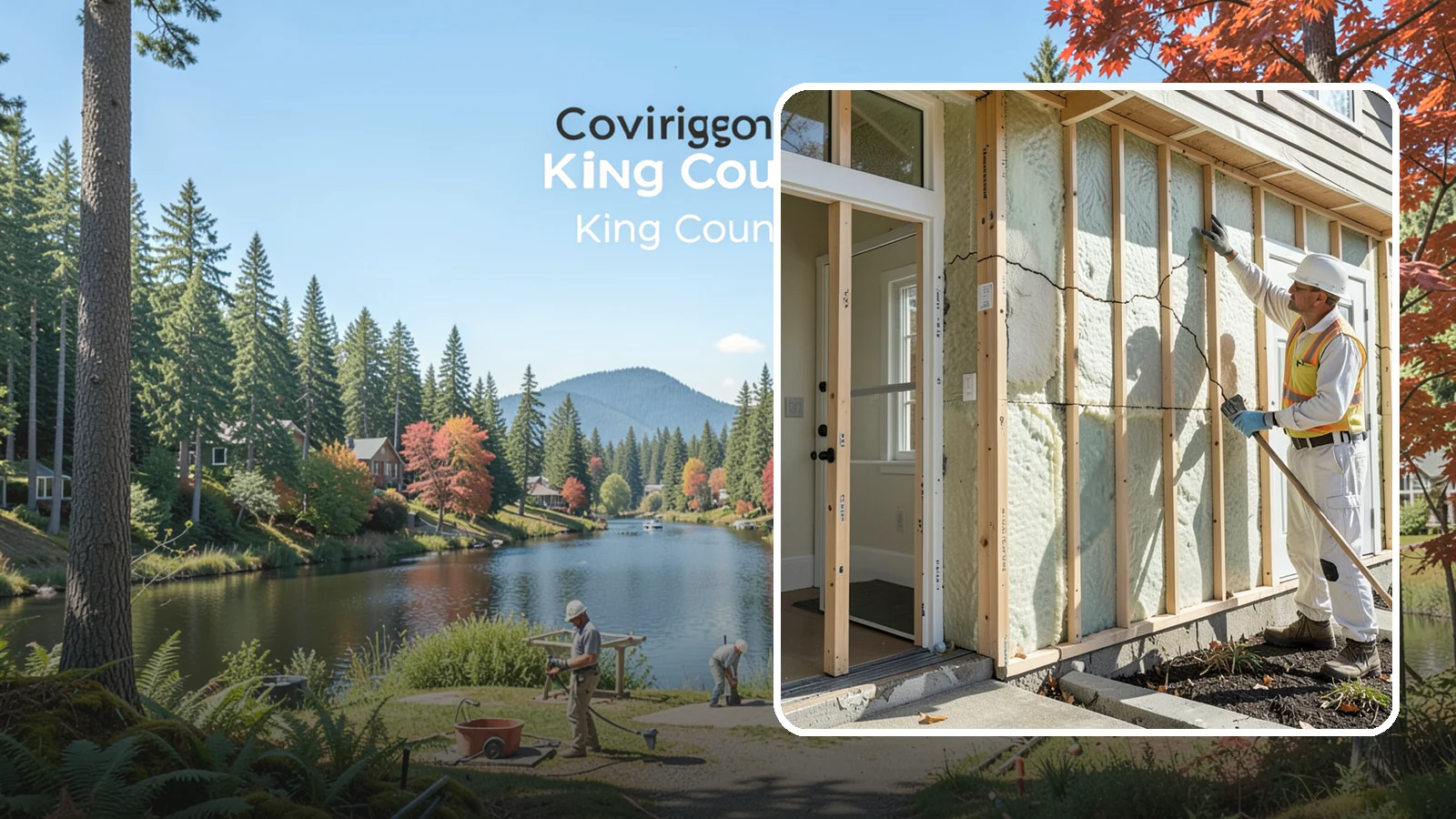 Air Sealing in Covington, King County, WA - Precision air sealing that stops the drafts driving up your energy bills and chilling PNW homes.