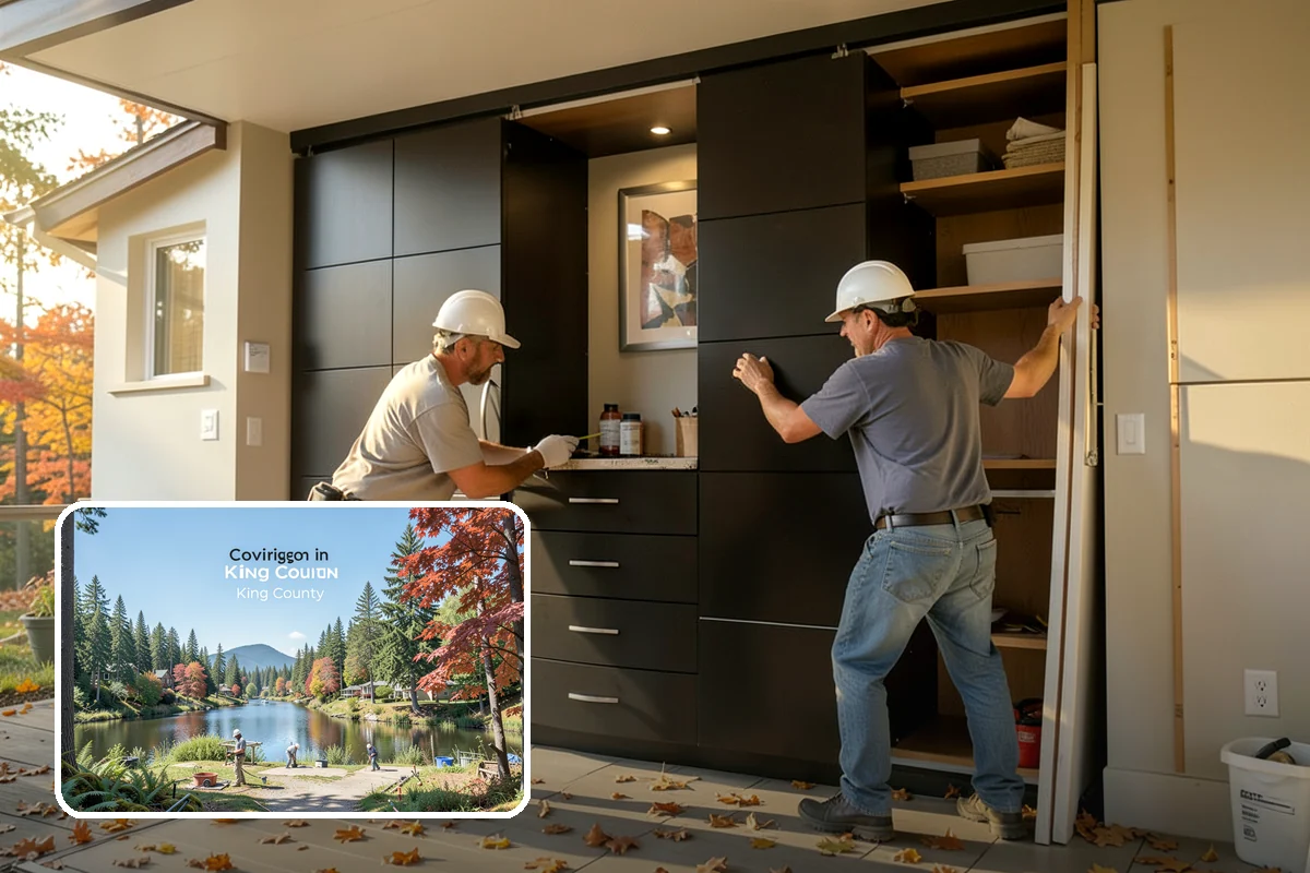 Air Sealing in Covington, King County, WA - Cuts conditioned air loss through hidden gaps