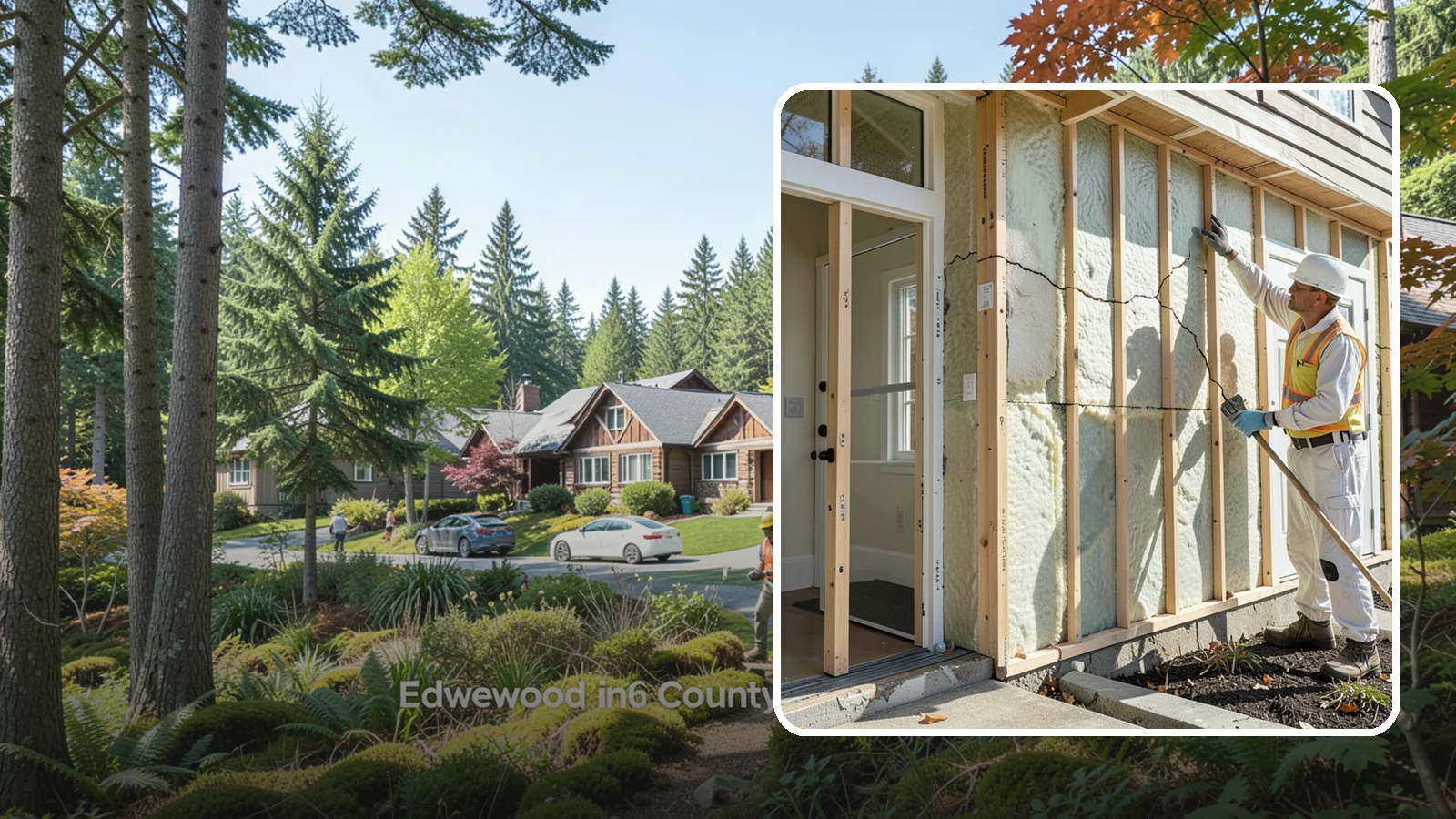 Air Sealing in Edgewood, Pierce County, WA - Precision air sealing that stops the drafts driving up your energy bills and chilling PNW homes.