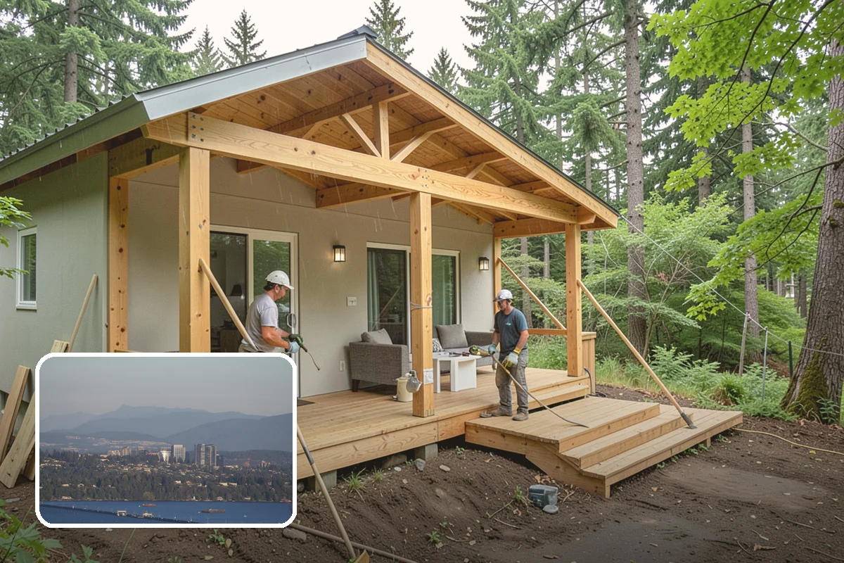 Air Sealing in Medina, King County, WA - Cuts conditioned air loss through hidden gaps