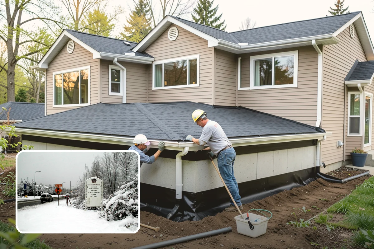 Air Sealing in Newcastle, King County, WA - Cuts conditioned air loss through hidden gaps