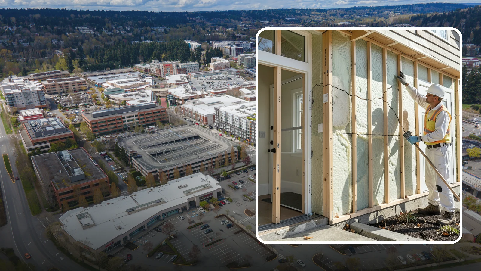 Air Sealing in Redmond, King County, WA - Precision air sealing that stops the drafts driving up your energy bills and chilling PNW homes.