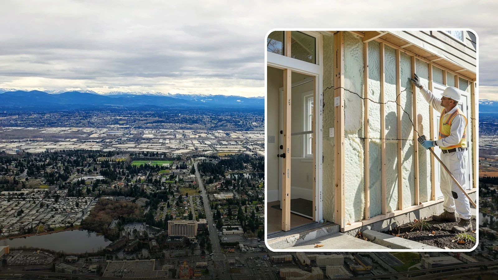 Air Sealing in SeaTac, King County, WA - Precision air sealing that stops the drafts driving up your energy bills and chilling PNW homes.