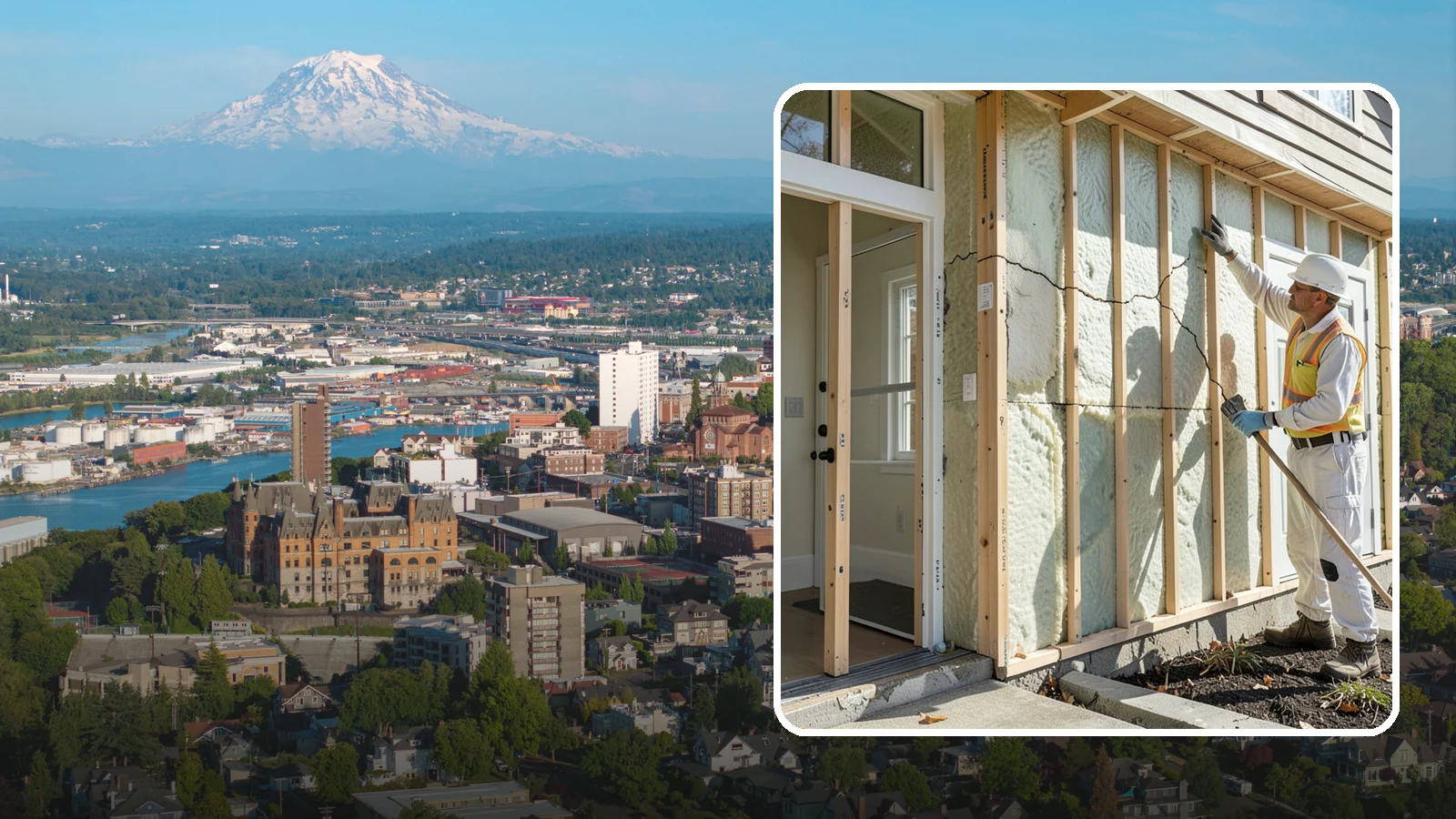 Air Sealing in Tacoma, Pierce County, WA - Precision air sealing that stops the drafts driving up your energy bills and chilling PNW homes.
