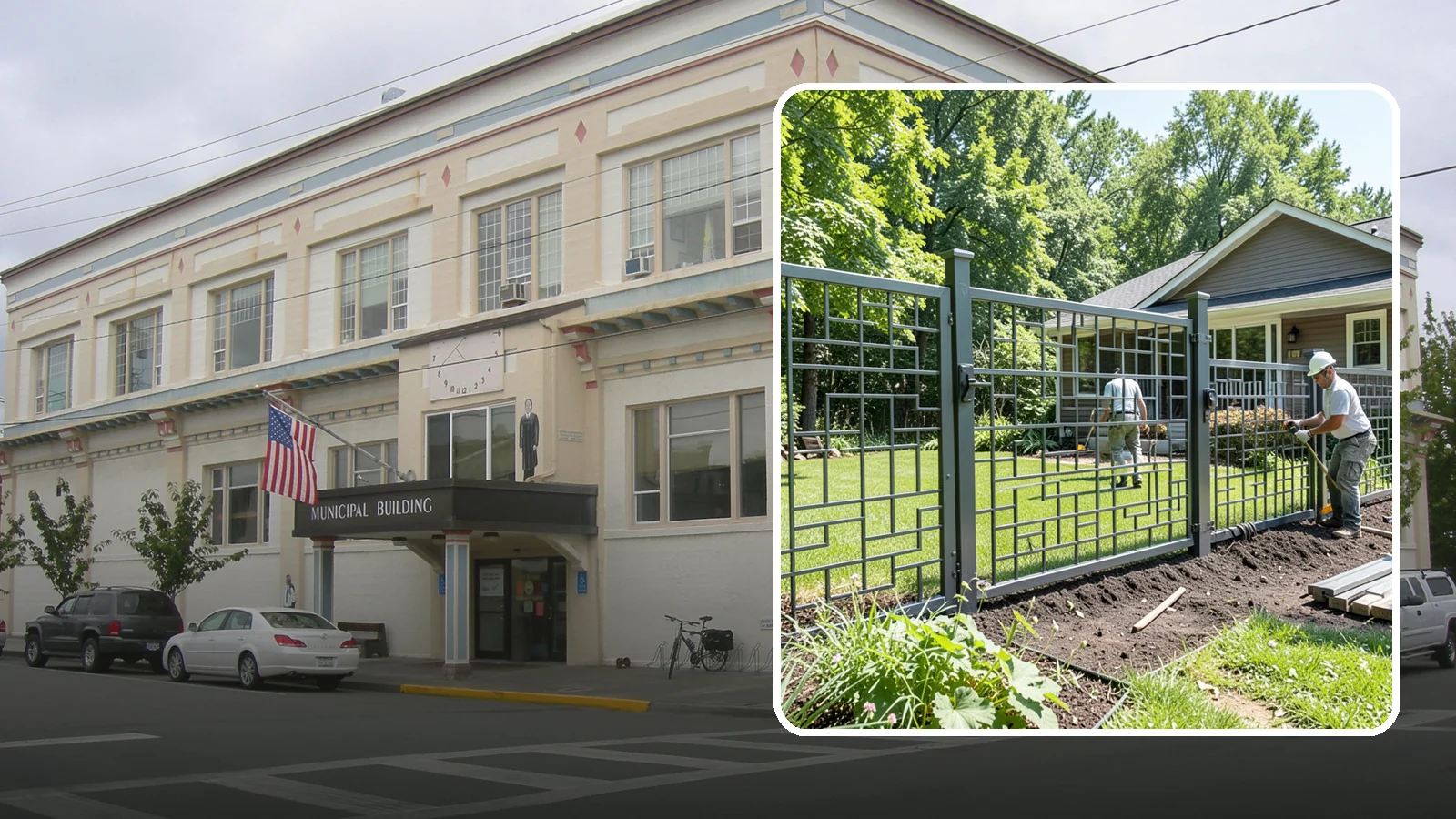 Aluminum Fence Installation in Anacortes, Skagit County, WA - An elegant aluminum fence that combines ornamental style with rust-proof durability for wet Northwest yards.