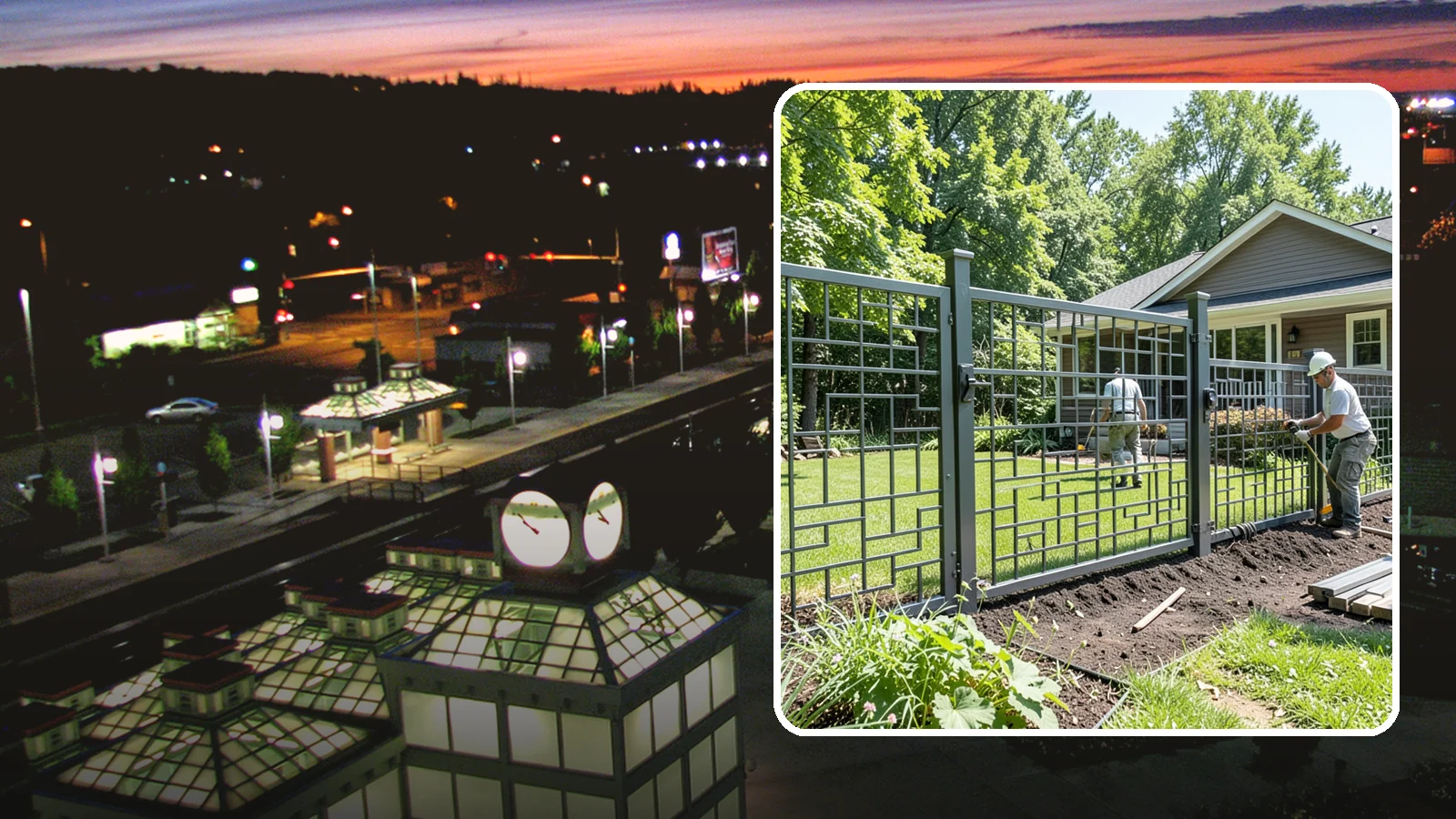 Aluminum Fence Installation in Auburn, King County, WA - An elegant aluminum fence that combines ornamental style with rust-proof durability for wet Northwest yards.