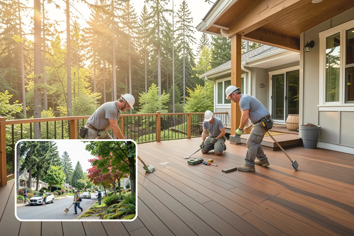 Aluminum Fence Installation in Beaux Arts Village, King County, WA - Rust-proof powder-coated finish