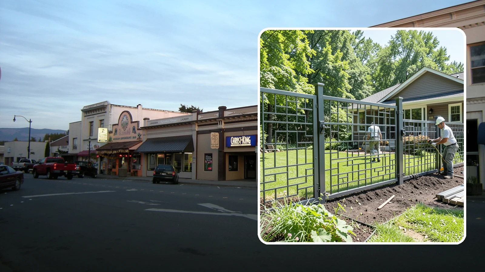 Aluminum Fence Installation in Burlington, Skagit County, WA - An elegant aluminum fence that combines ornamental style with rust-proof durability for wet Northwest yards.