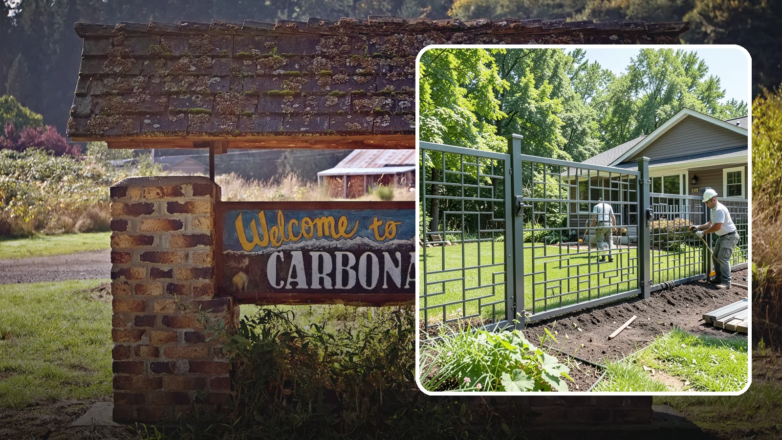 Aluminum Fence Installation in Carbonado, Pierce County, WA - An elegant aluminum fence that combines ornamental style with rust-proof durability for wet Northwest yards.