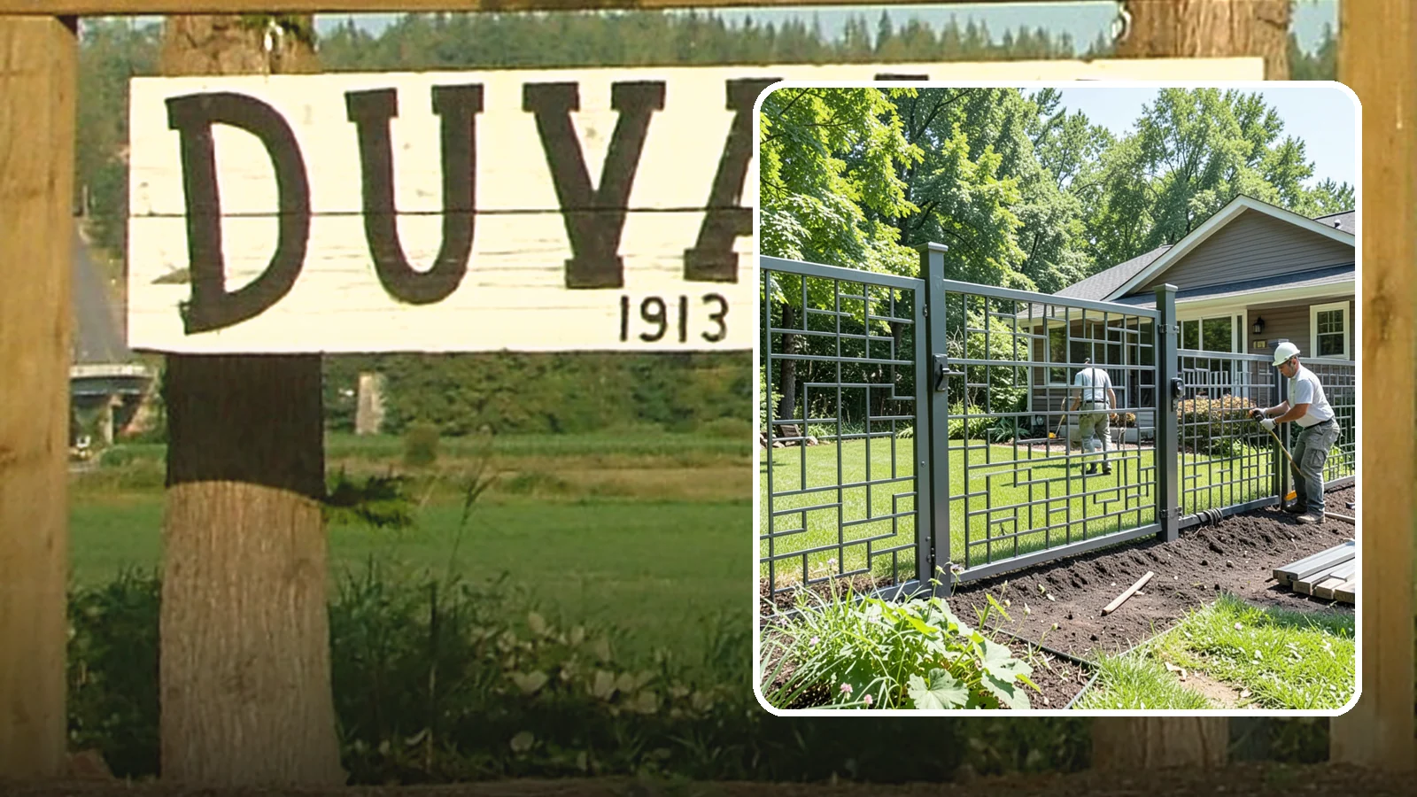 Aluminum Fence Installation in Duvall, King County, WA - An elegant aluminum fence that combines ornamental style with rust-proof durability for wet Northwest yards.