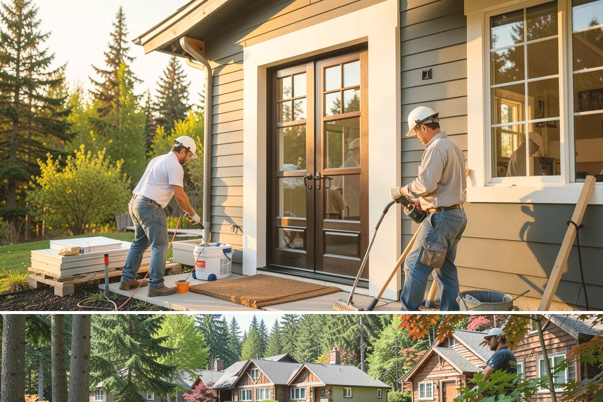 Aluminum Fence Installation in Edgewood, Pierce County, WA - Dry-season footings cure firmly before the wet months, keeping panels level.