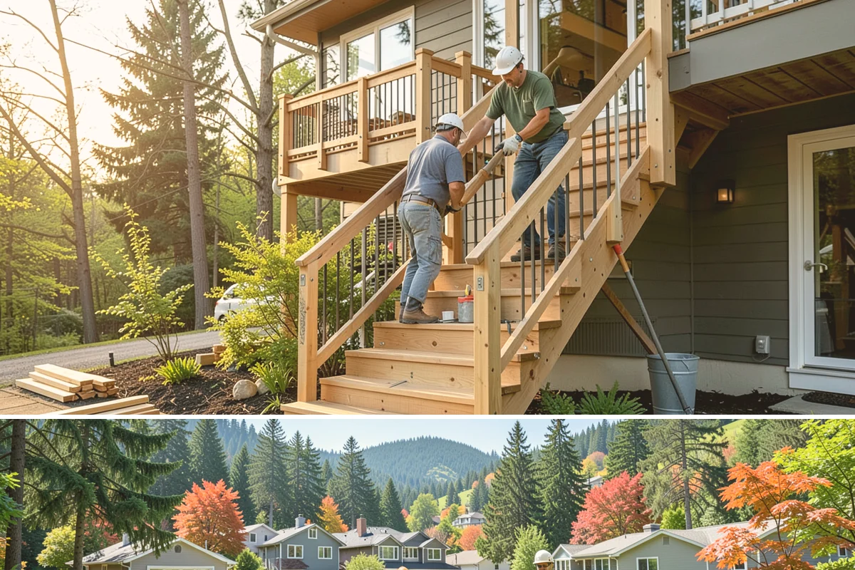 Aluminum Fence Installation in Fircrest, Pierce County, WA - Dry-season footings cure firmly before the wet months, keeping panels level.