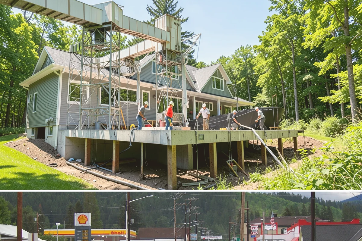 Aluminum Fence Installation in Granite Falls, Snohomish County, WA - Dry-season footings cure firmly before the wet months, keeping panels level.