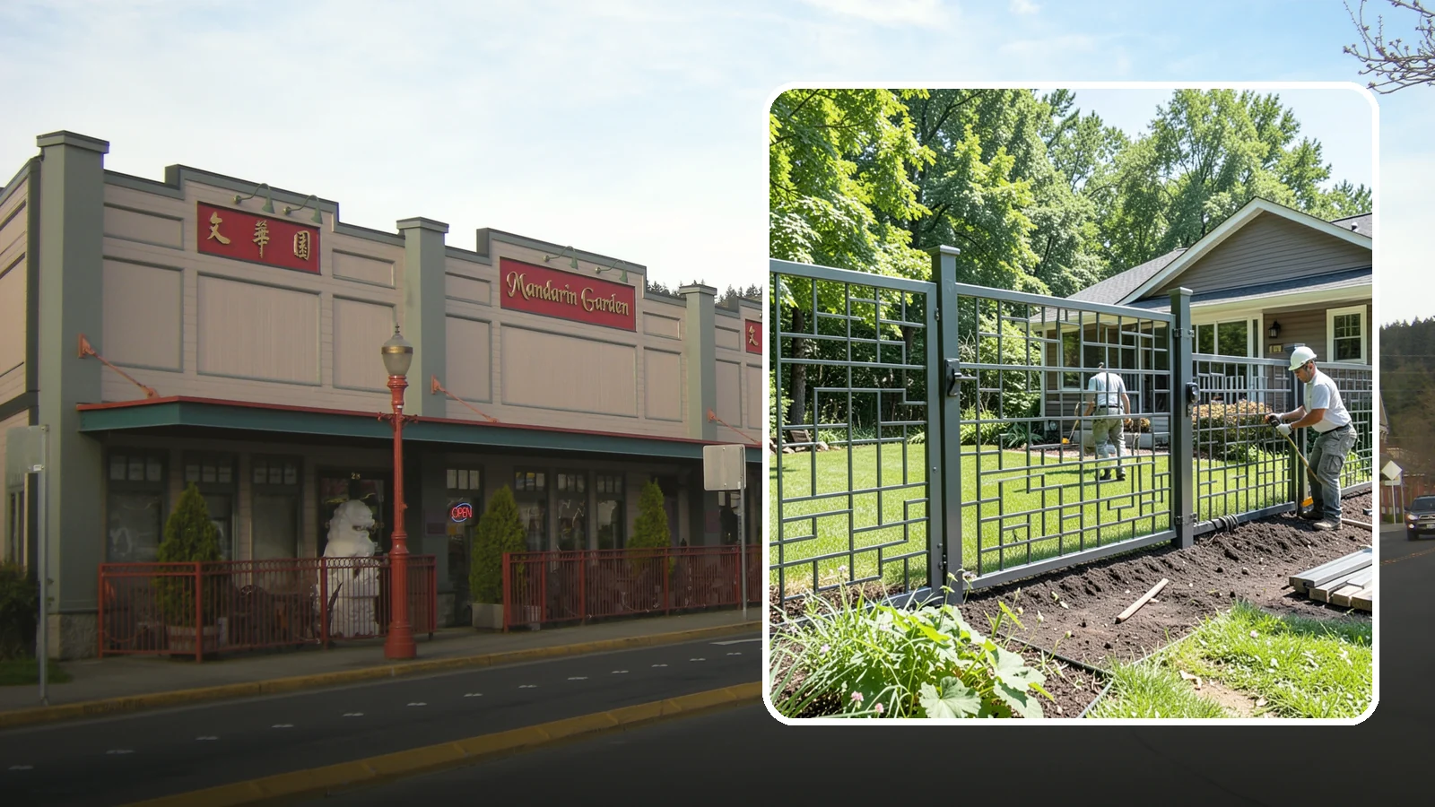Aluminum Fence Installation in Issaquah, King County, WA - An elegant aluminum fence that combines ornamental style with rust-proof durability for wet Northwest yards.