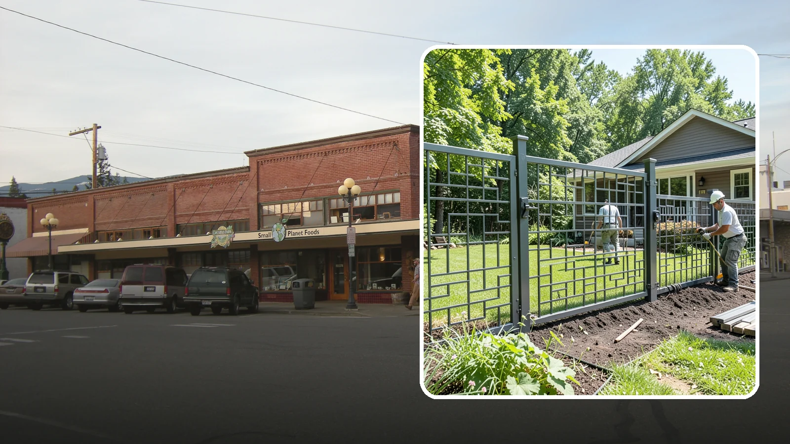 Aluminum Fence Installation in Sedro-Woolley, Skagit County, WA - An elegant aluminum fence that combines ornamental style with rust-proof durability for wet Northwest yards.