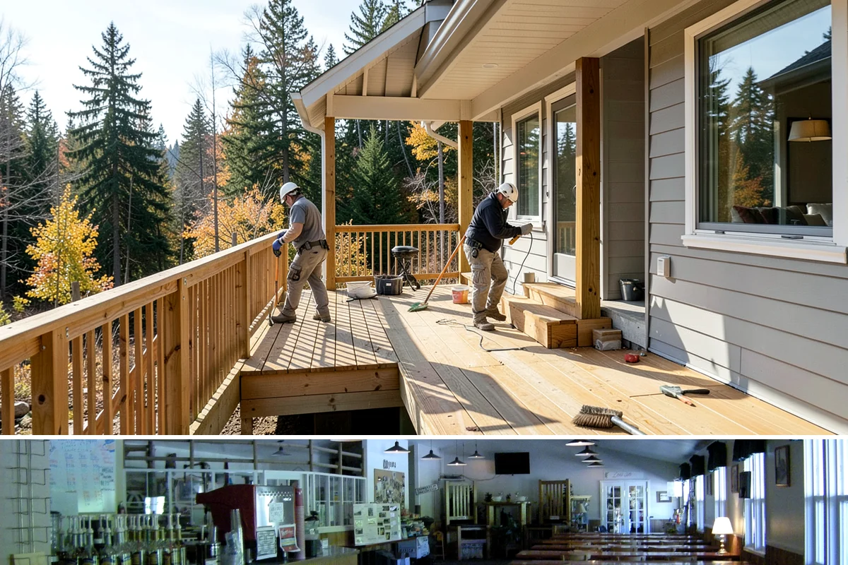 Aluminum Window Installation in Black Diamond, King County, WA - Aluminum installs proceed in all seasons, with dry days preferred for exterior sealing and finish work.