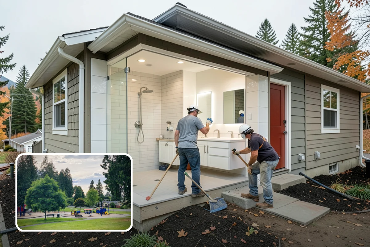 Aluminum Window Installation in Bonney Lake, Pierce County, WA - High strength supporting large glass spans