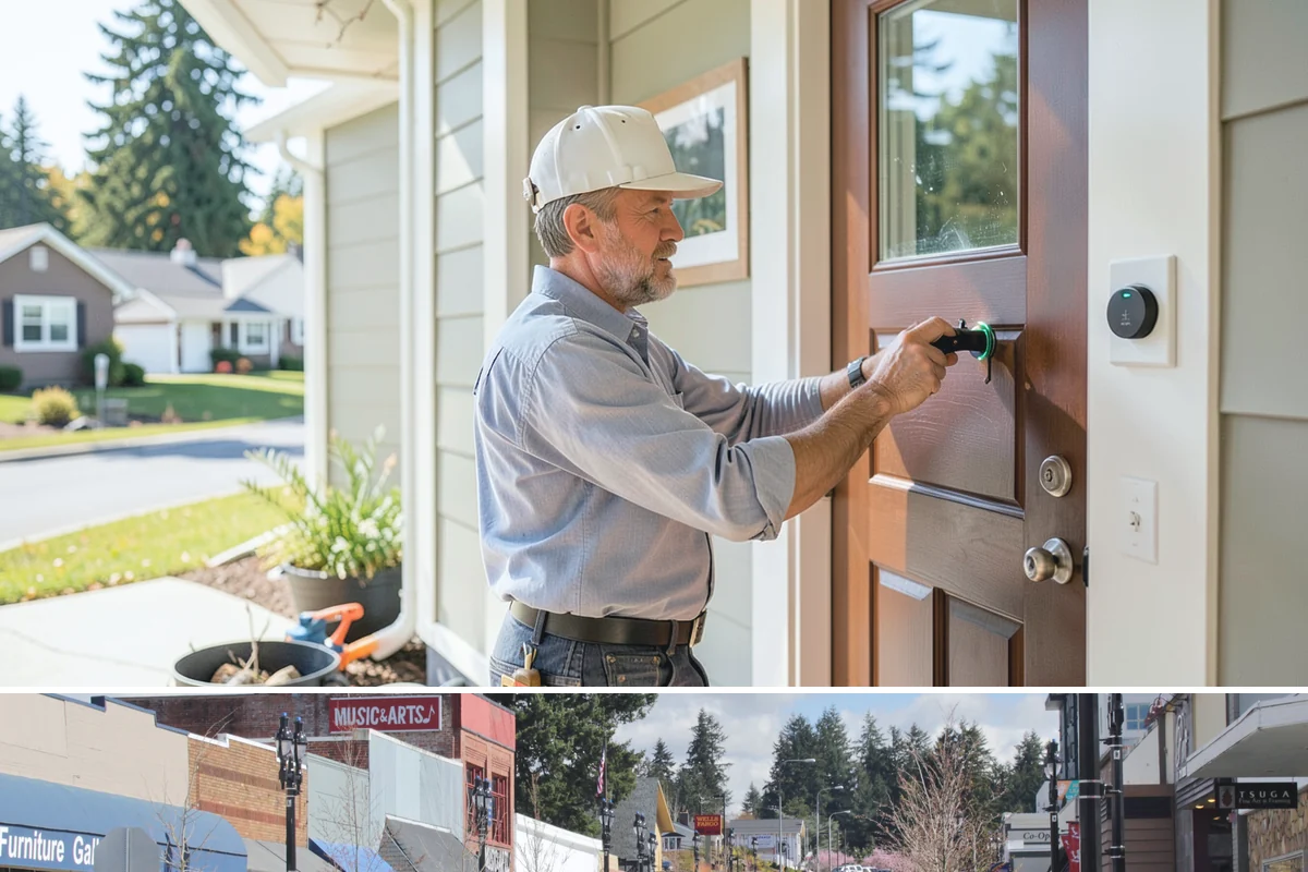 Aluminum Window Installation in Bothell, King County, WA - Aluminum installs proceed in all seasons, with dry days preferred for exterior sealing and finish work.