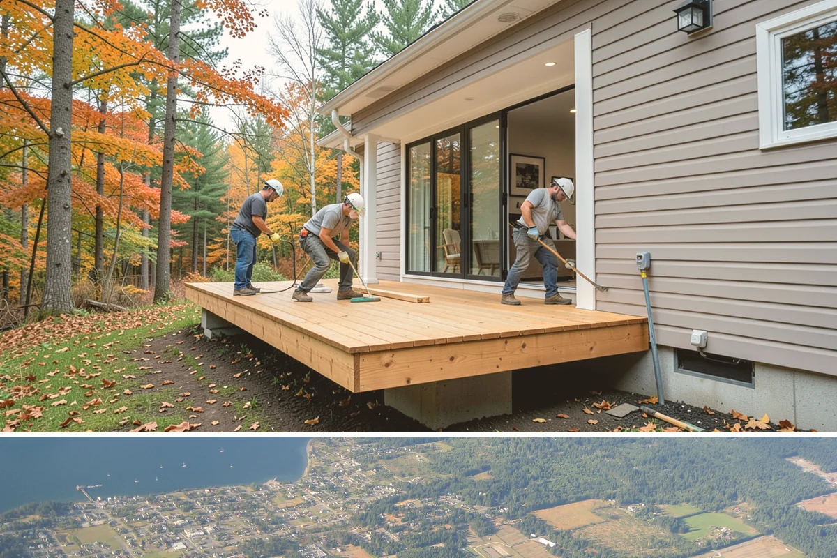 Aluminum Window Installation in Coupeville, Island County, WA - Aluminum installs proceed in all seasons, with dry days preferred for exterior sealing and finish work.
