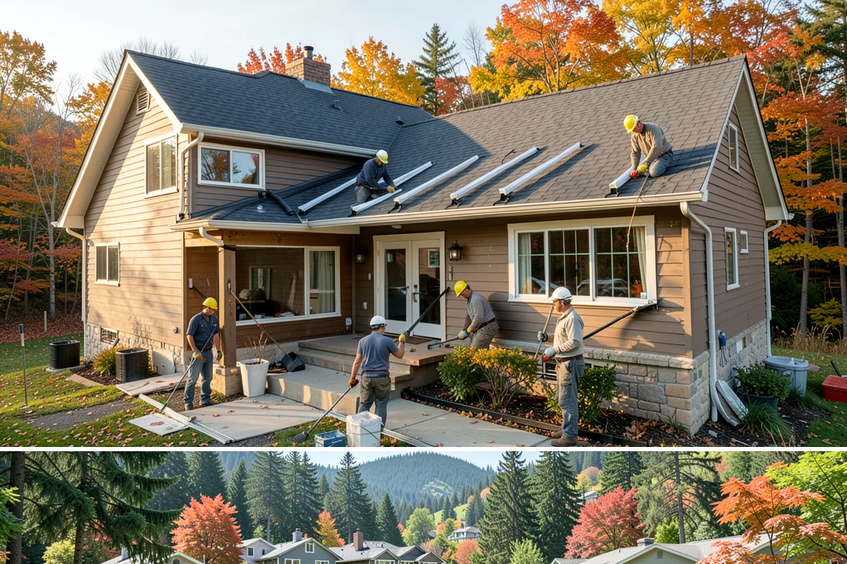 Aluminum Window Installation in Fircrest, Pierce County, WA - Aluminum installs proceed in all seasons, with dry days preferred for exterior sealing and finish work.