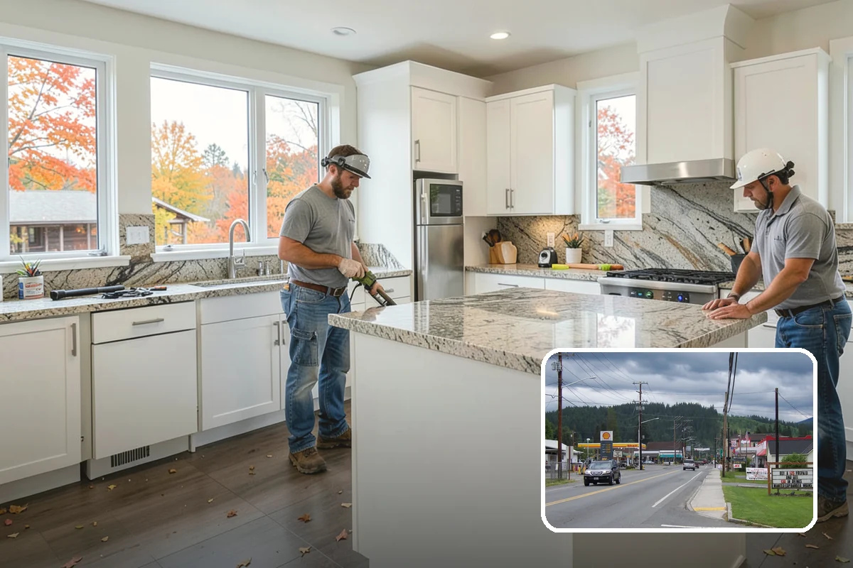 Aluminum Window Installation in Granite Falls, Snohomish County, WA - High strength supporting large glass spans