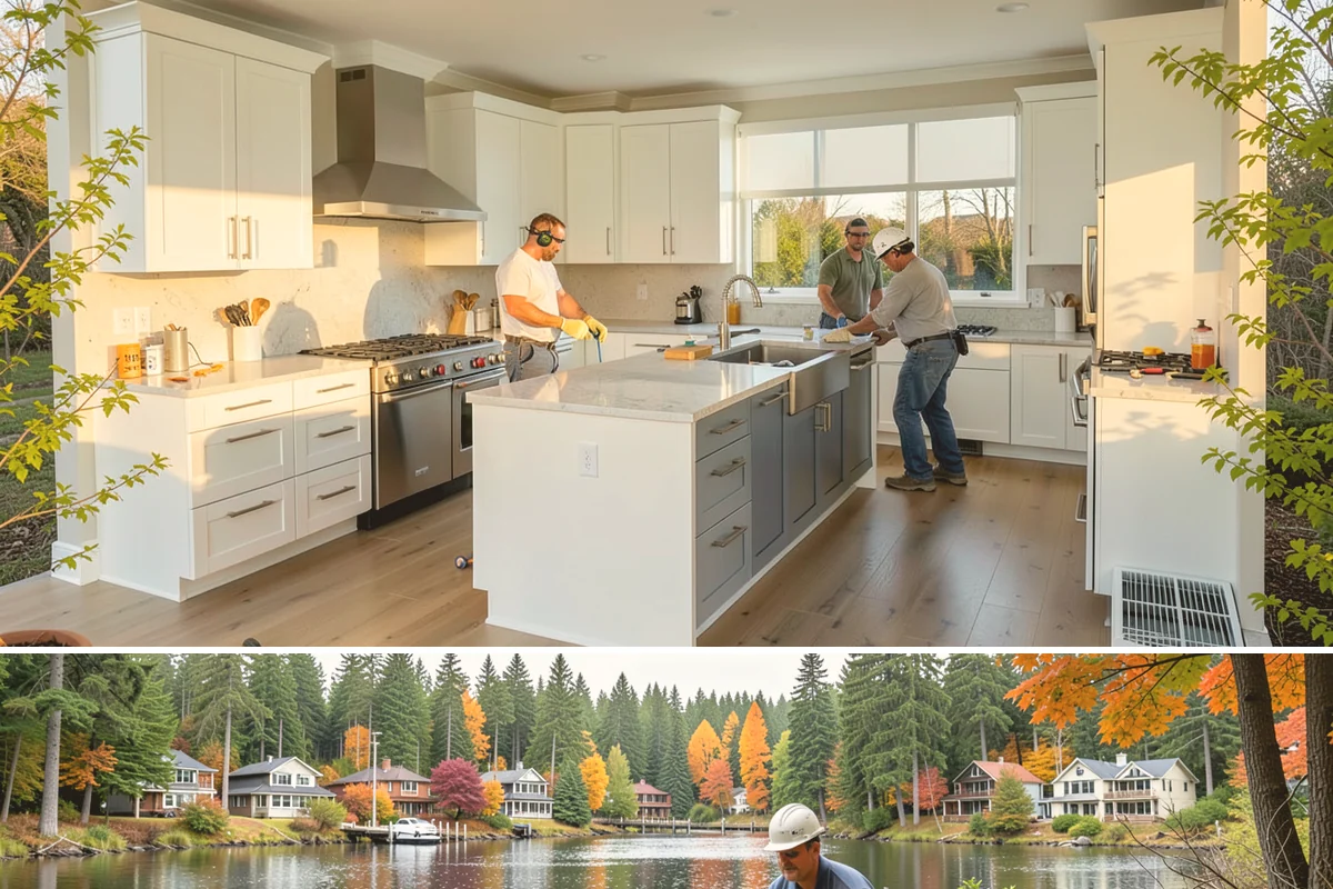 Aluminum Window Installation in La Conner, Skagit County, WA - Aluminum installs proceed in all seasons, with dry days preferred for exterior sealing and finish work.