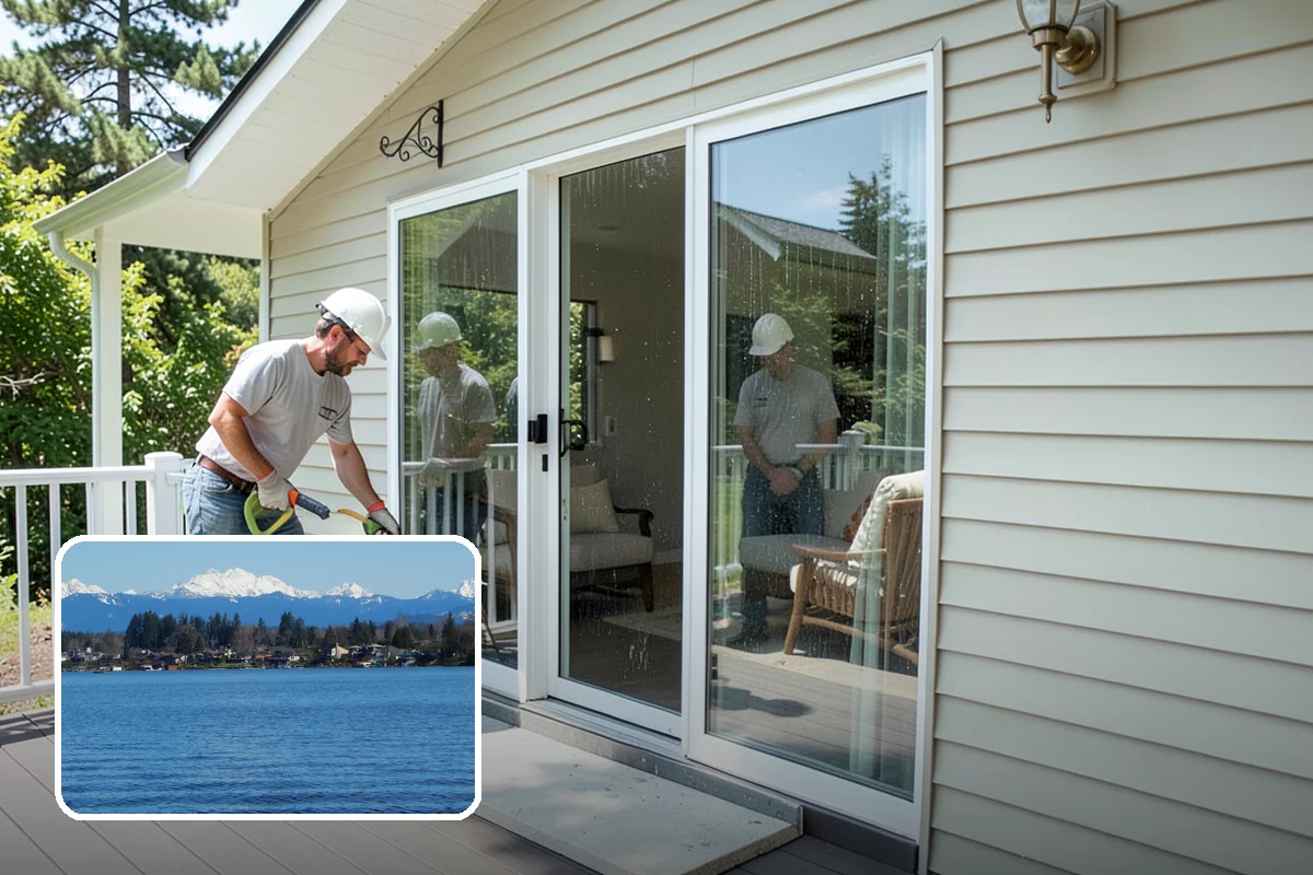 Aluminum Window Installation in Lake Stevens, Snohomish County, WA - High strength supporting large glass spans
