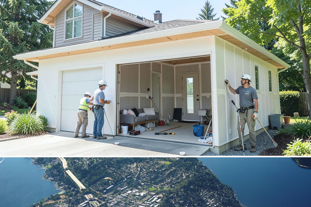 Aluminum Window Installation in Mercer Island, King County, WA - Aluminum installs proceed in all seasons, with dry days preferred for exterior sealing and finish work.