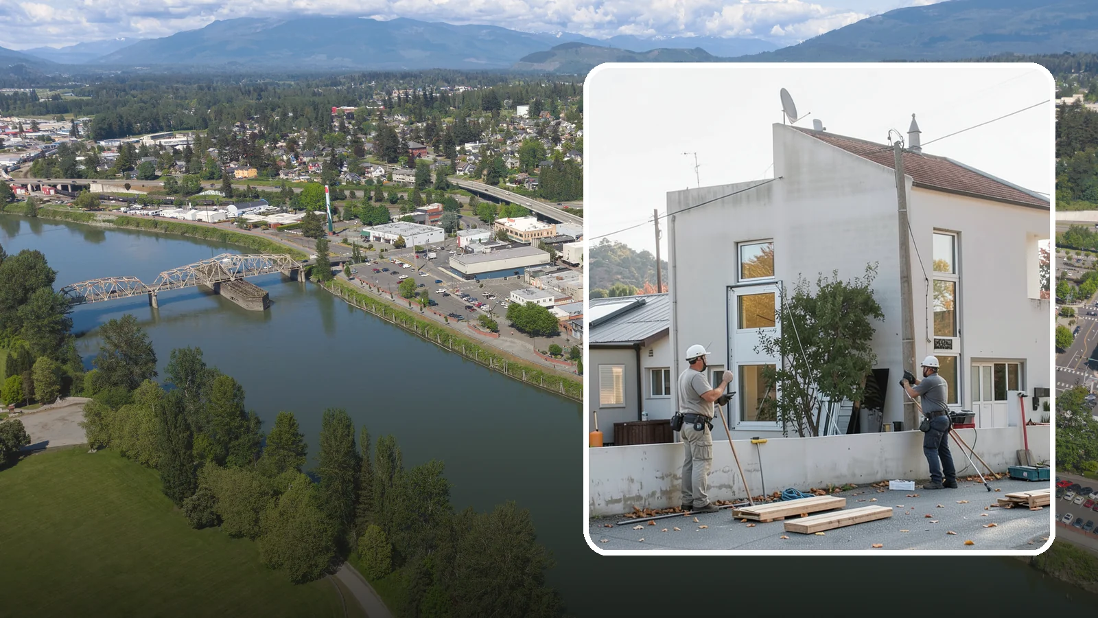 Aluminum Window Installation in Mount Vernon, Skagit County, WA - Installing strong, slim aluminum-framed windows well suited to modern and light-commercial projects in the Puget Sound area.