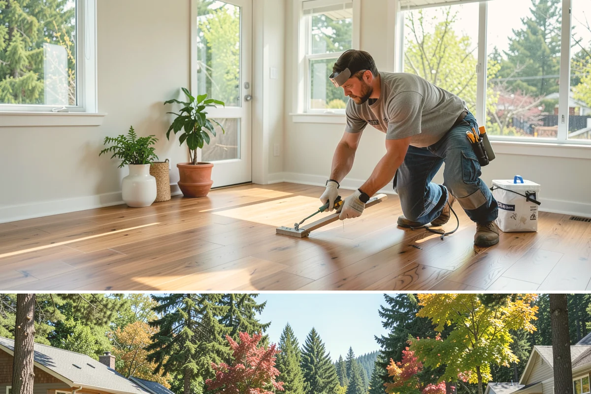 Aluminum Window Installation in Orting, Pierce County, WA - Aluminum installs proceed in all seasons, with dry days preferred for exterior sealing and finish work.