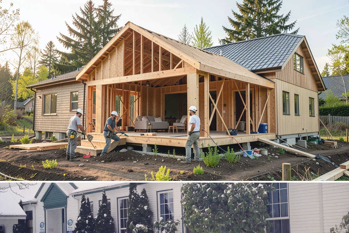 Aluminum Window Installation in Pacific, King County, WA - Aluminum installs proceed in all seasons, with dry days preferred for exterior sealing and finish work.