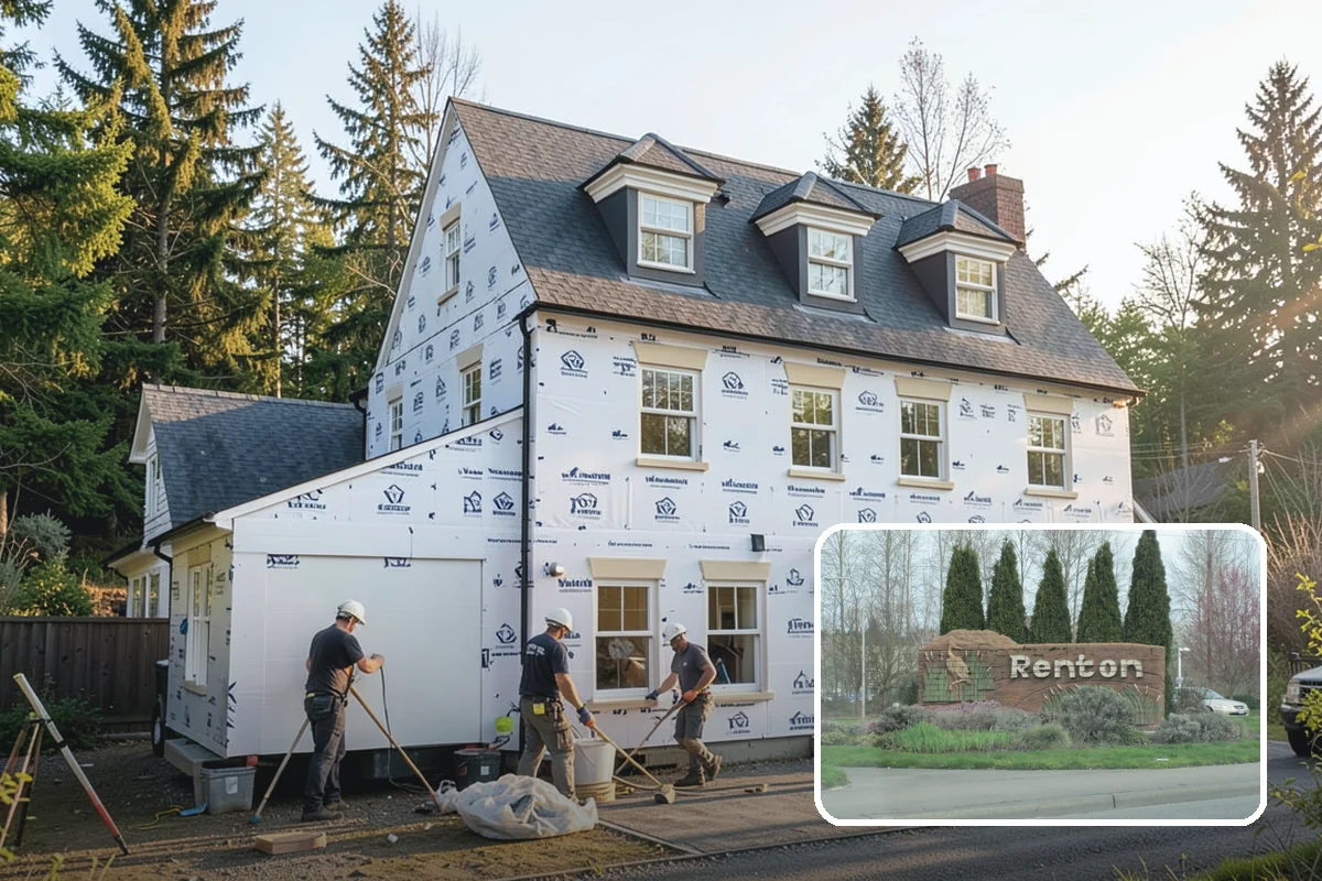 Aluminum Window Installation in Renton, King County, WA - High strength supporting large glass spans