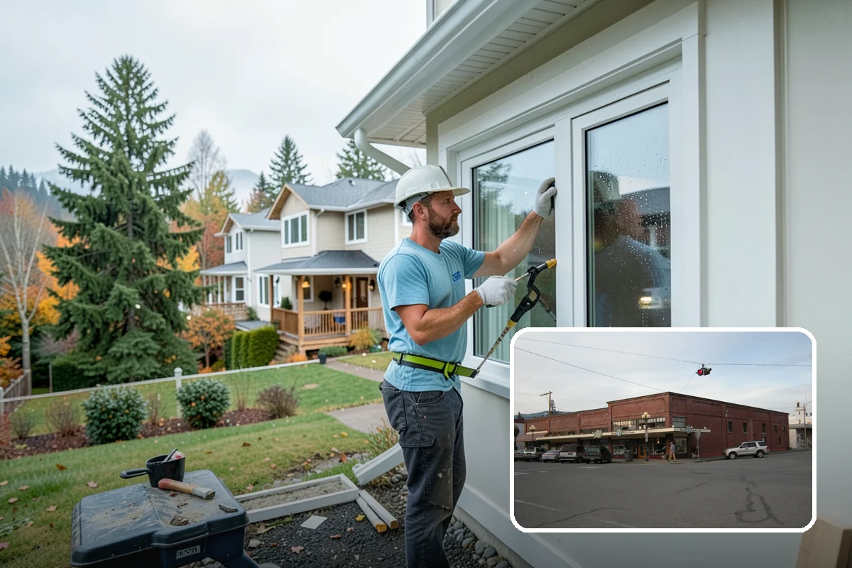 Aluminum Window Installation in Sedro-Woolley, Skagit County, WA - High strength supporting large glass spans