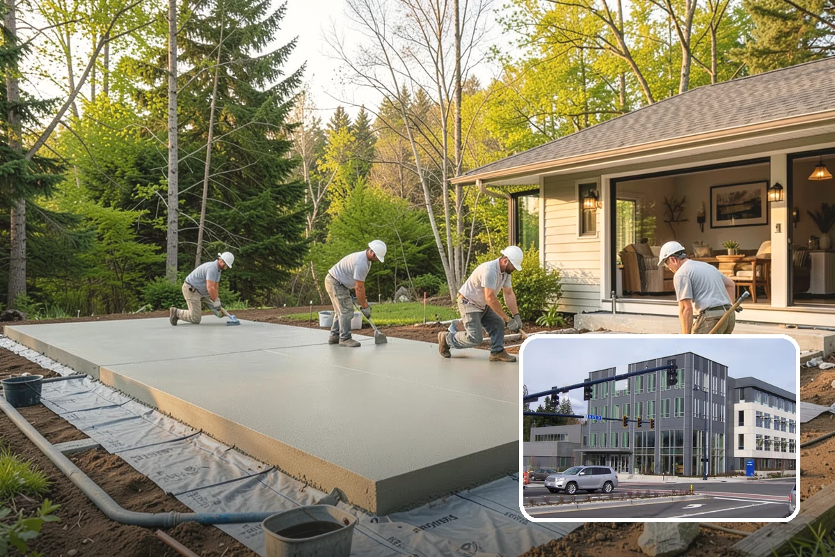 Aluminum Window Installation in Shoreline, King County, WA - High strength supporting large glass spans