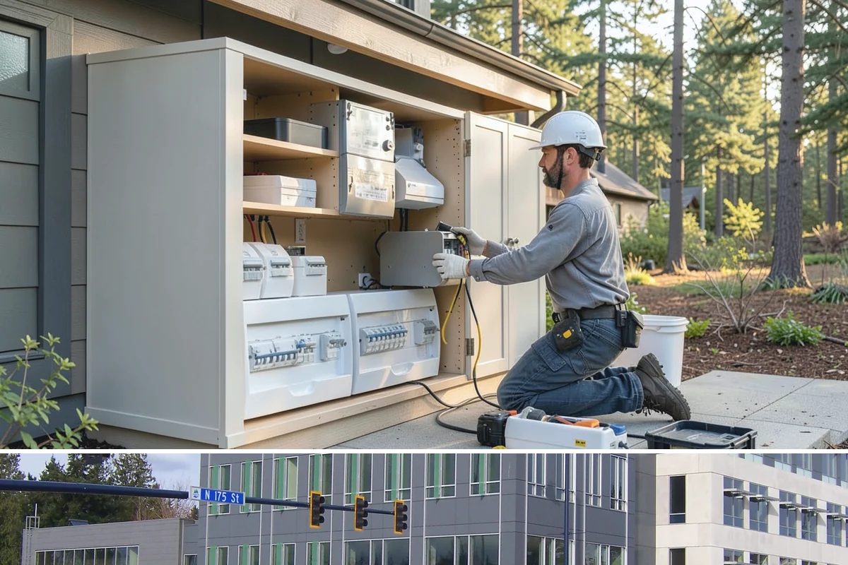 Aluminum Window Installation in Shoreline, King County, WA - Aluminum installs proceed in all seasons, with dry days preferred for exterior sealing and finish work.