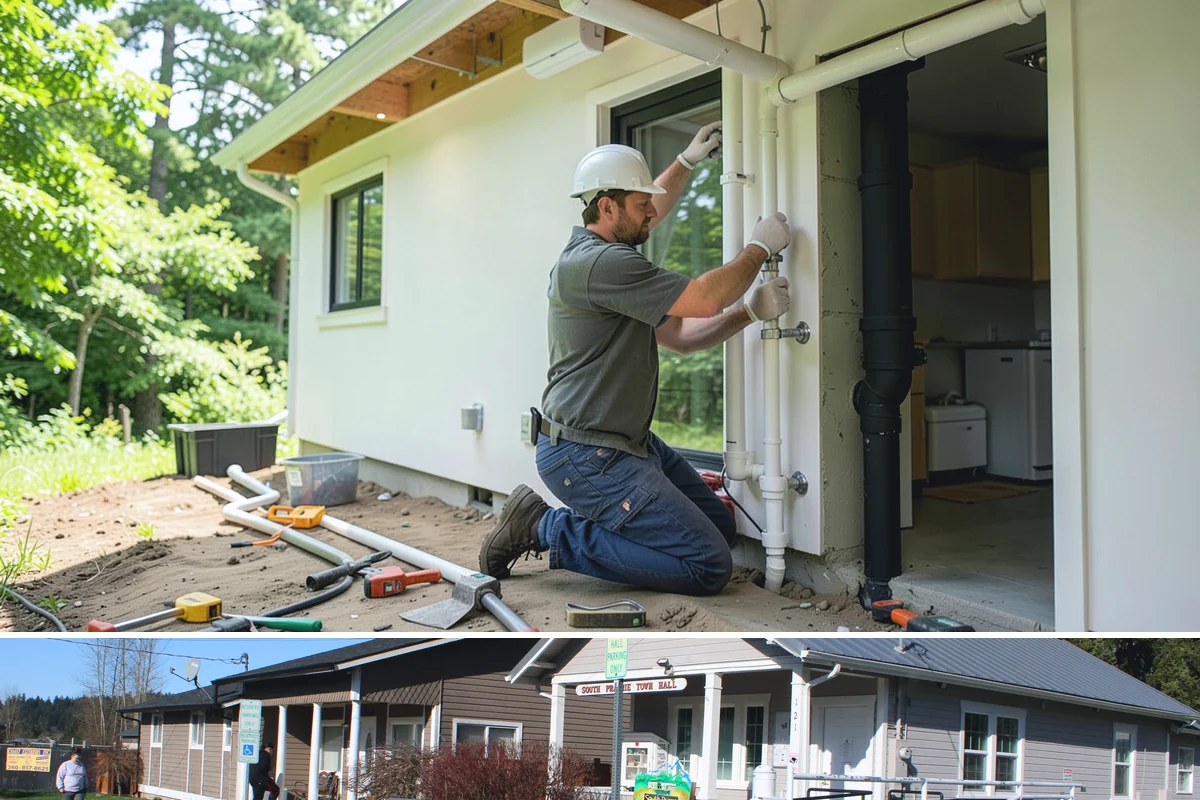Aluminum Window Installation in South Prairie, Pierce County, WA - Aluminum installs proceed in all seasons, with dry days preferred for exterior sealing and finish work.