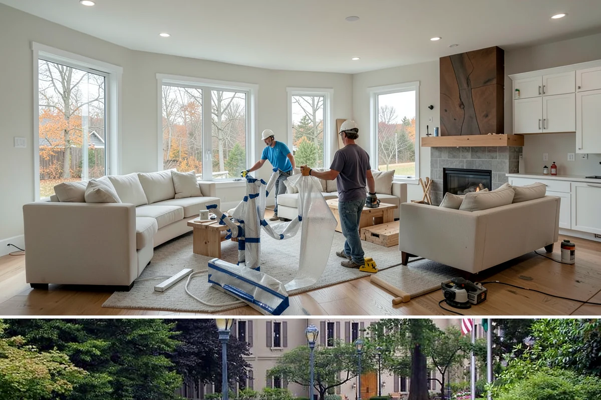 Aluminum Window Installation in Woodinville, King County, WA - Aluminum installs proceed in all seasons, with dry days preferred for exterior sealing and finish work.