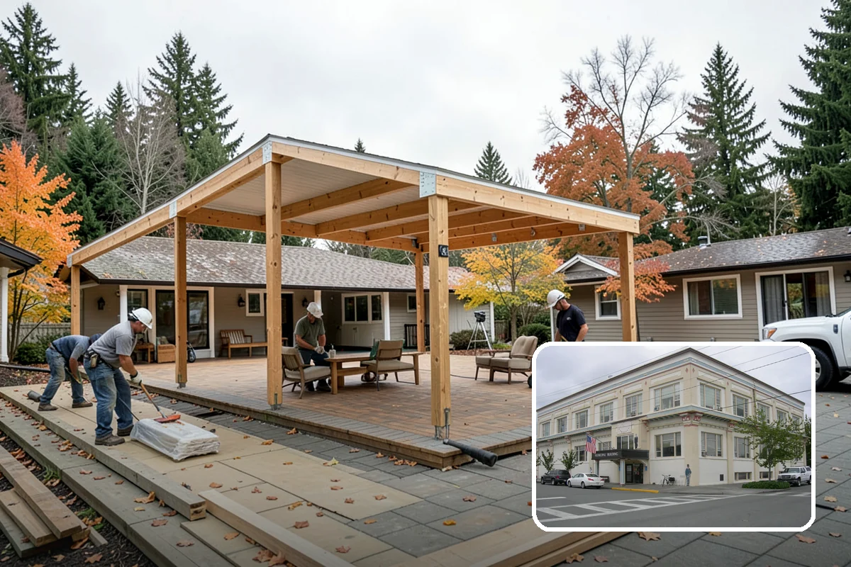 Appliance Garage Construction in Anacortes, Skagit County, WA - Clutter-free countertops with appliances still accessible