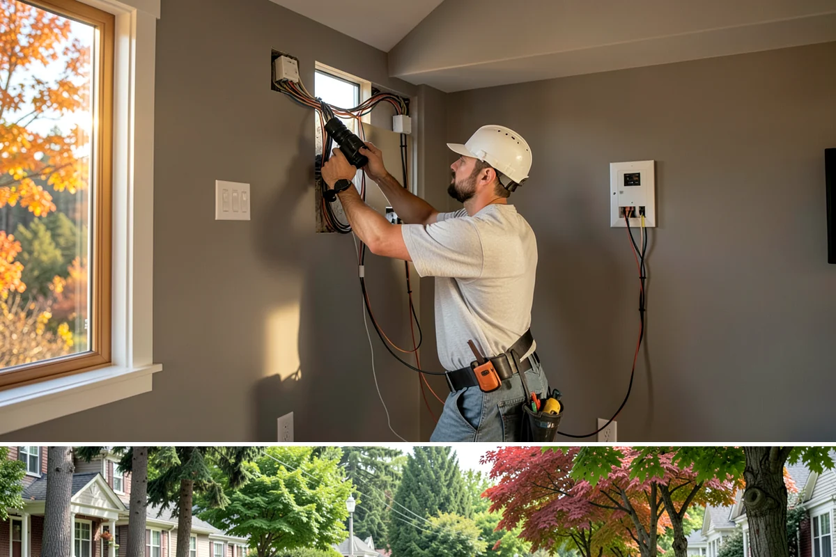 Appliance Garage Construction in Beaux Arts Village, King County, WA - This built-in upgrade fits any season and is easily combined with a broader cabinetry project.