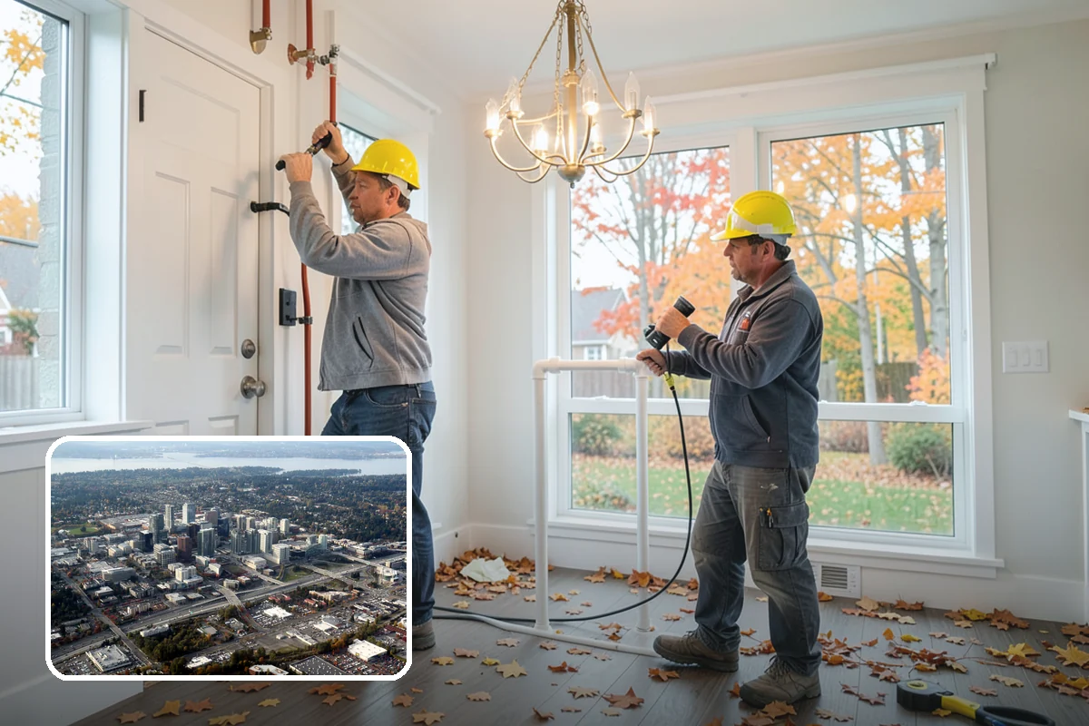 Appliance Garage Construction in Bellevue, King County, WA - Clutter-free countertops with appliances still accessible