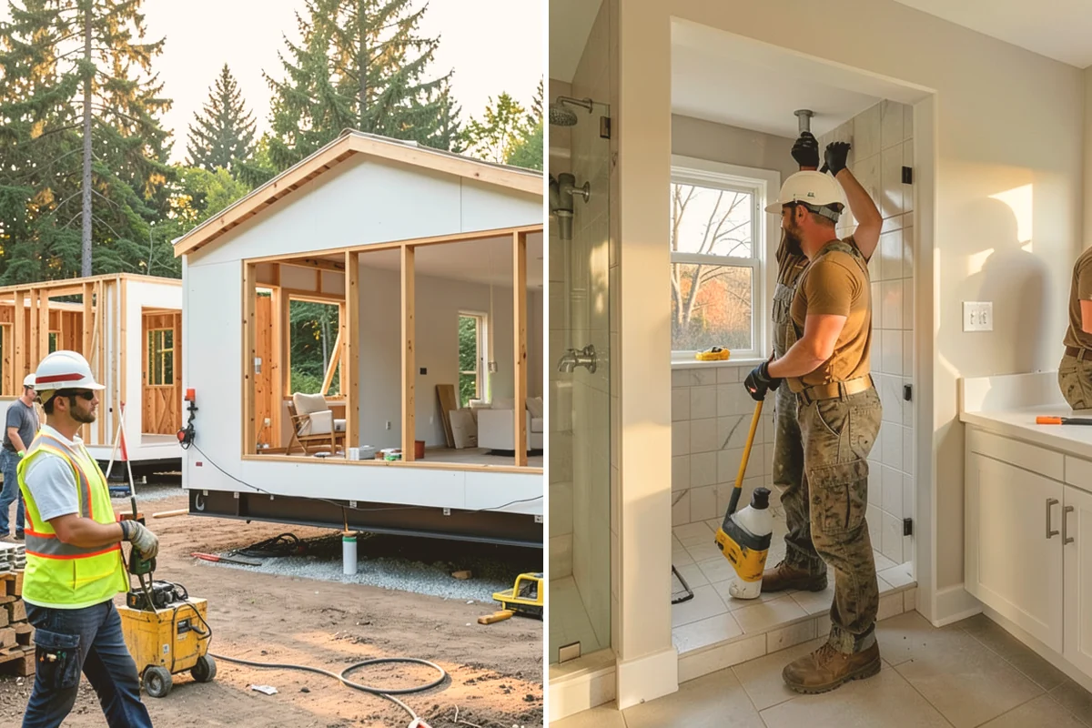 Appliance Garage Construction in Bothell, King County, WA - Identify appliances and measure counter space