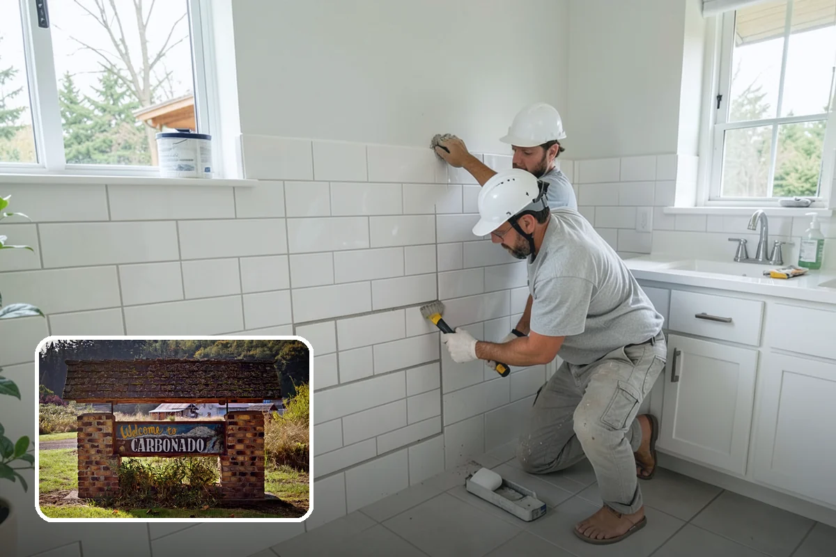 Appliance Garage Construction in Carbonado, Pierce County, WA - Clutter-free countertops with appliances still accessible