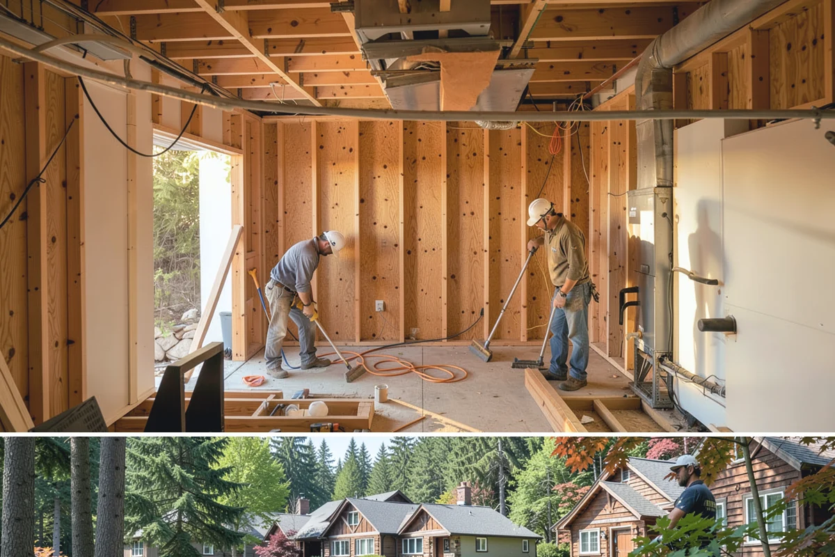 Appliance Garage Construction in Edgewood, Pierce County, WA - This built-in upgrade fits any season and is easily combined with a broader cabinetry project.