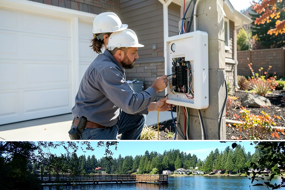 Appliance Garage Construction in Federal Way, King County, WA - This built-in upgrade fits any season and is easily combined with a broader cabinetry project.