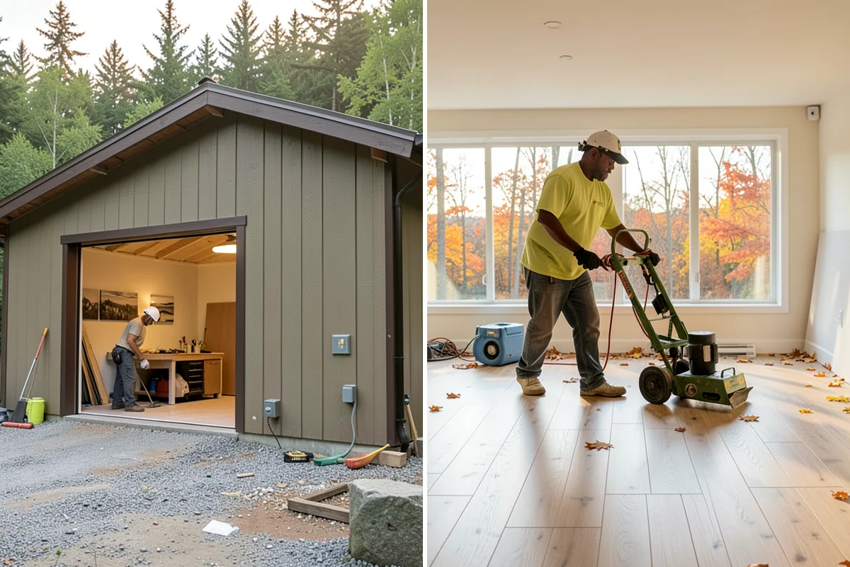 Appliance Garage Construction in Fircrest, Pierce County, WA - Identify appliances and measure counter space