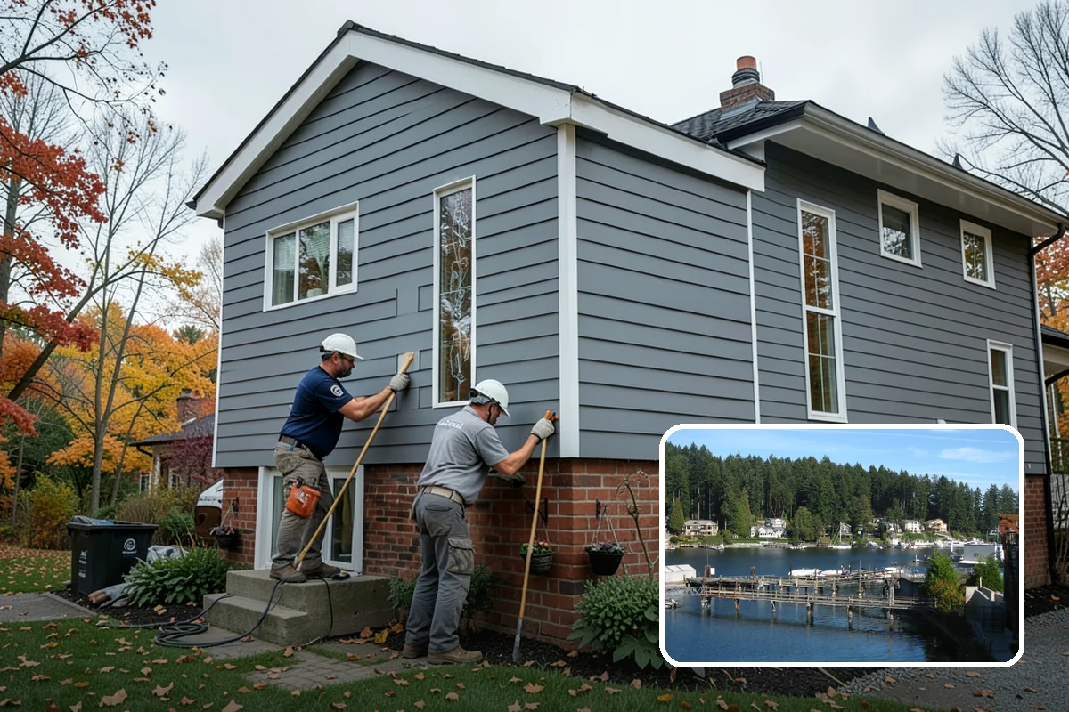 Appliance Garage Construction in Gig Harbor, Pierce County, WA - Clutter-free countertops with appliances still accessible