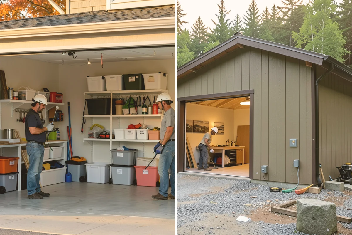 Appliance Garage Construction in Kent, King County, WA - Identify appliances and measure counter space