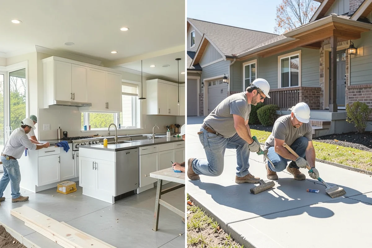 Appliance Garage Construction in La Conner, Skagit County, WA - Identify appliances and measure counter space