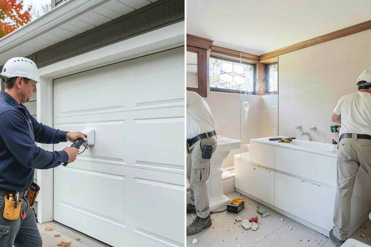 Appliance Garage Construction in Roy, Pierce County, WA - Identify appliances and measure counter space