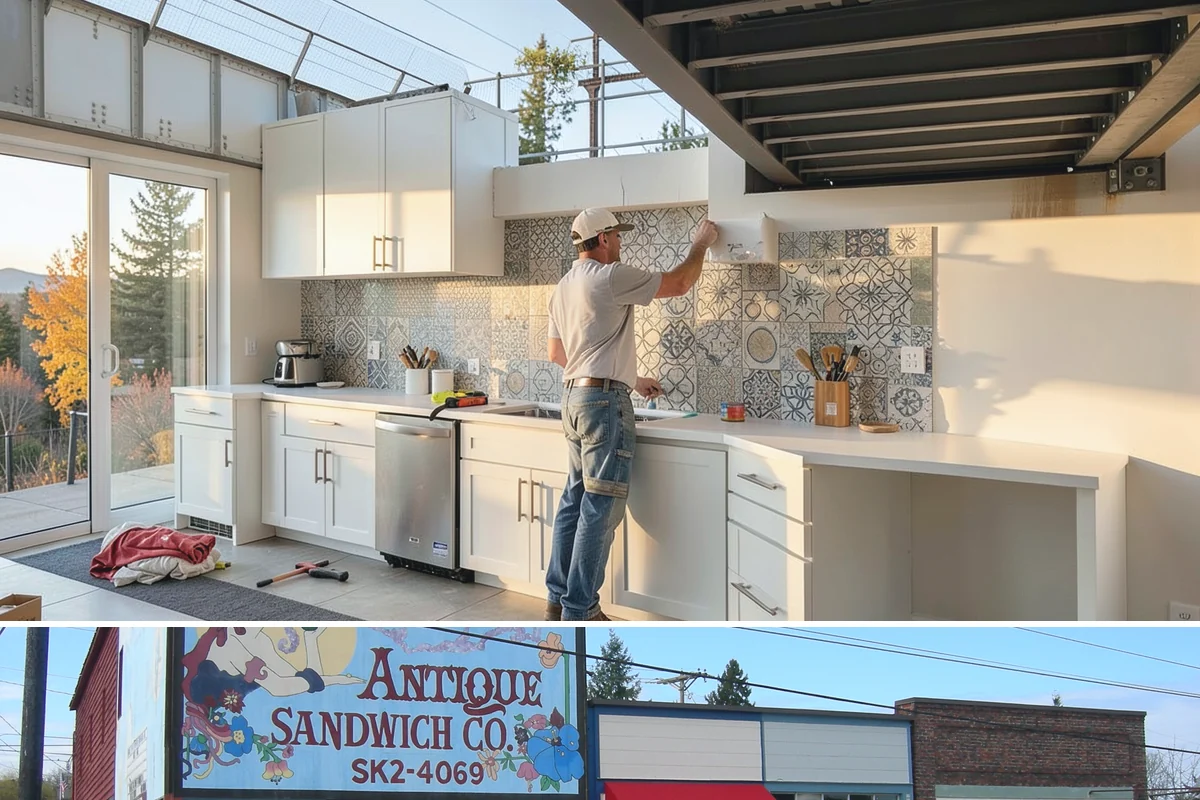 Appliance Garage Construction in Ruston, Pierce County, WA - This built-in upgrade fits any season and is easily combined with a broader cabinetry project.